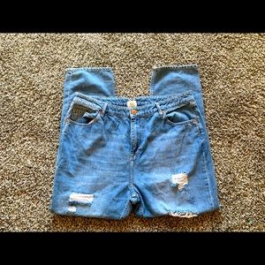 River island mom style jeans